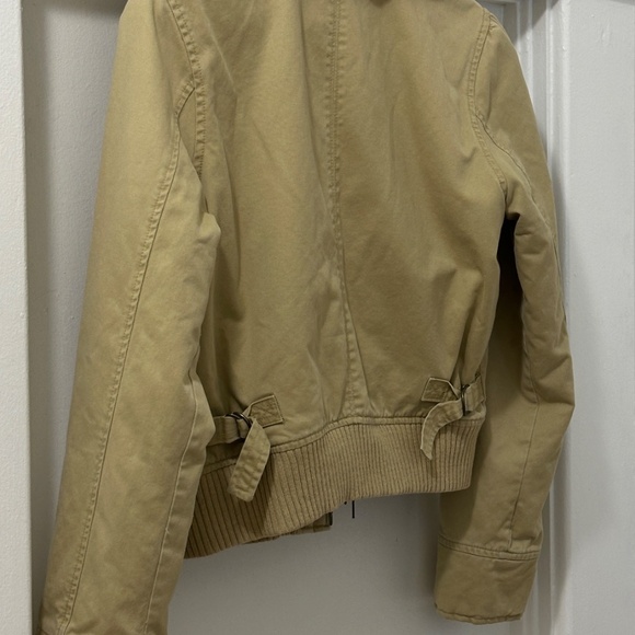 Vintage Abercrombie & Fitch Workwear bomber zip jacket cotton XS - Picture 7 of 8